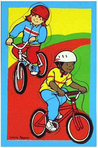 Bikes and Helmuts Puzzle 15pcs