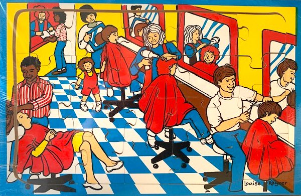 Hairdressing Puzzle 24pcs