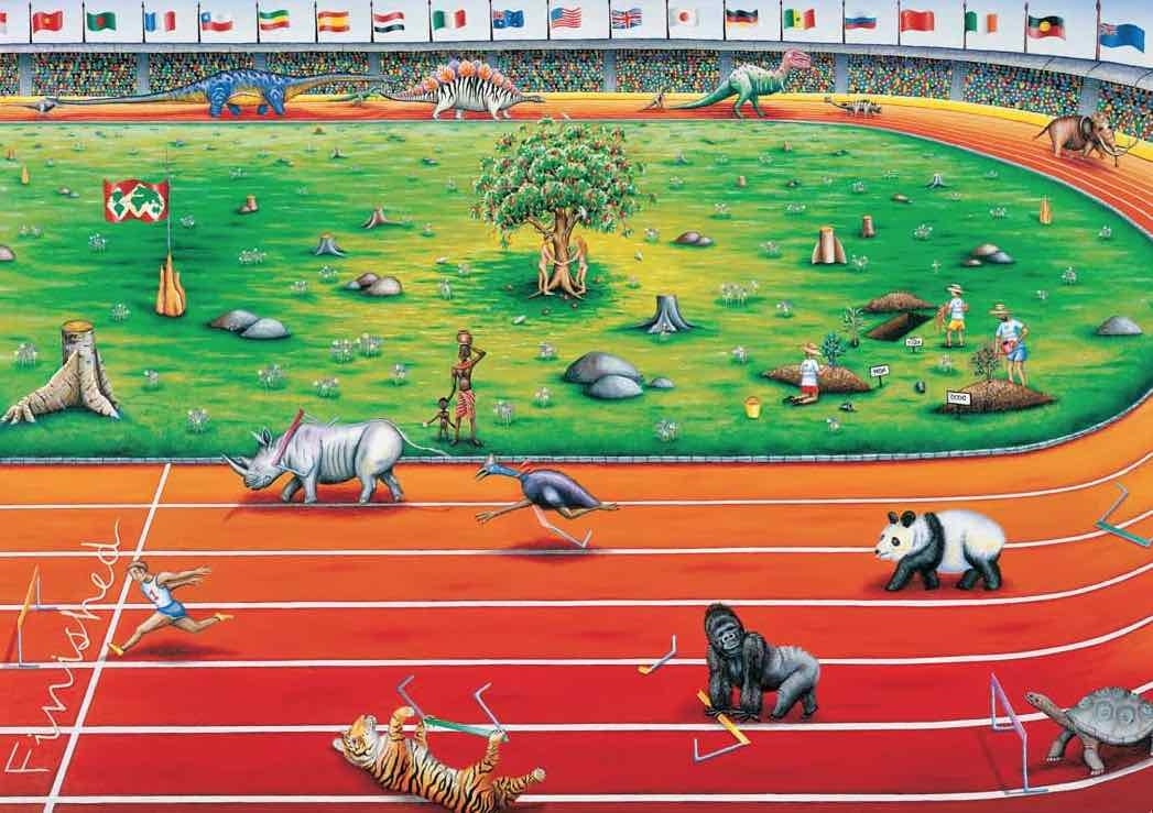 Human Race Puzzle 48pcs