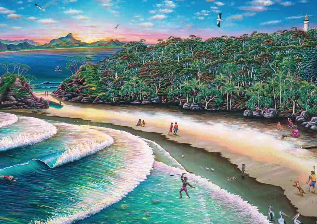 The Pass at Byron Bay Giant Floor Puzzle 24pcs