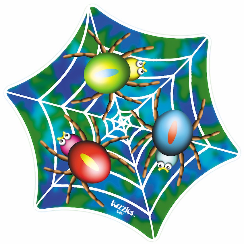 Spiders on Web Raised Puzzle 9pcs