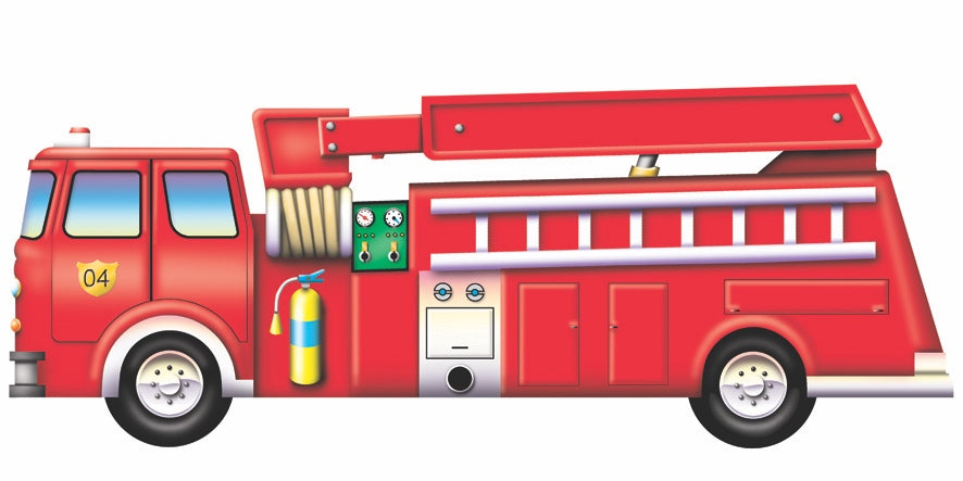 Fire Engine Table Puzzle 12pcs