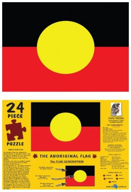 The Aboriginal Flag A3 Puzzle 48pcs