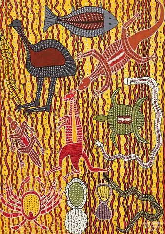 Aboriginal Tucker A3 Jigsaw Puzzle