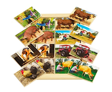 On the Farm Memory Game