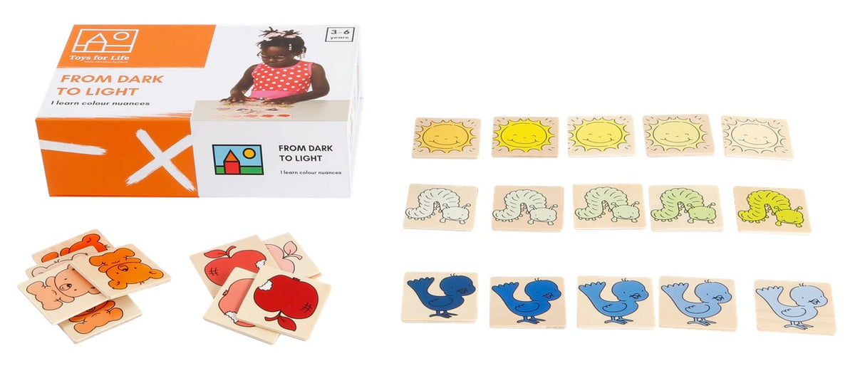 Colour Graduations From Dark to Light