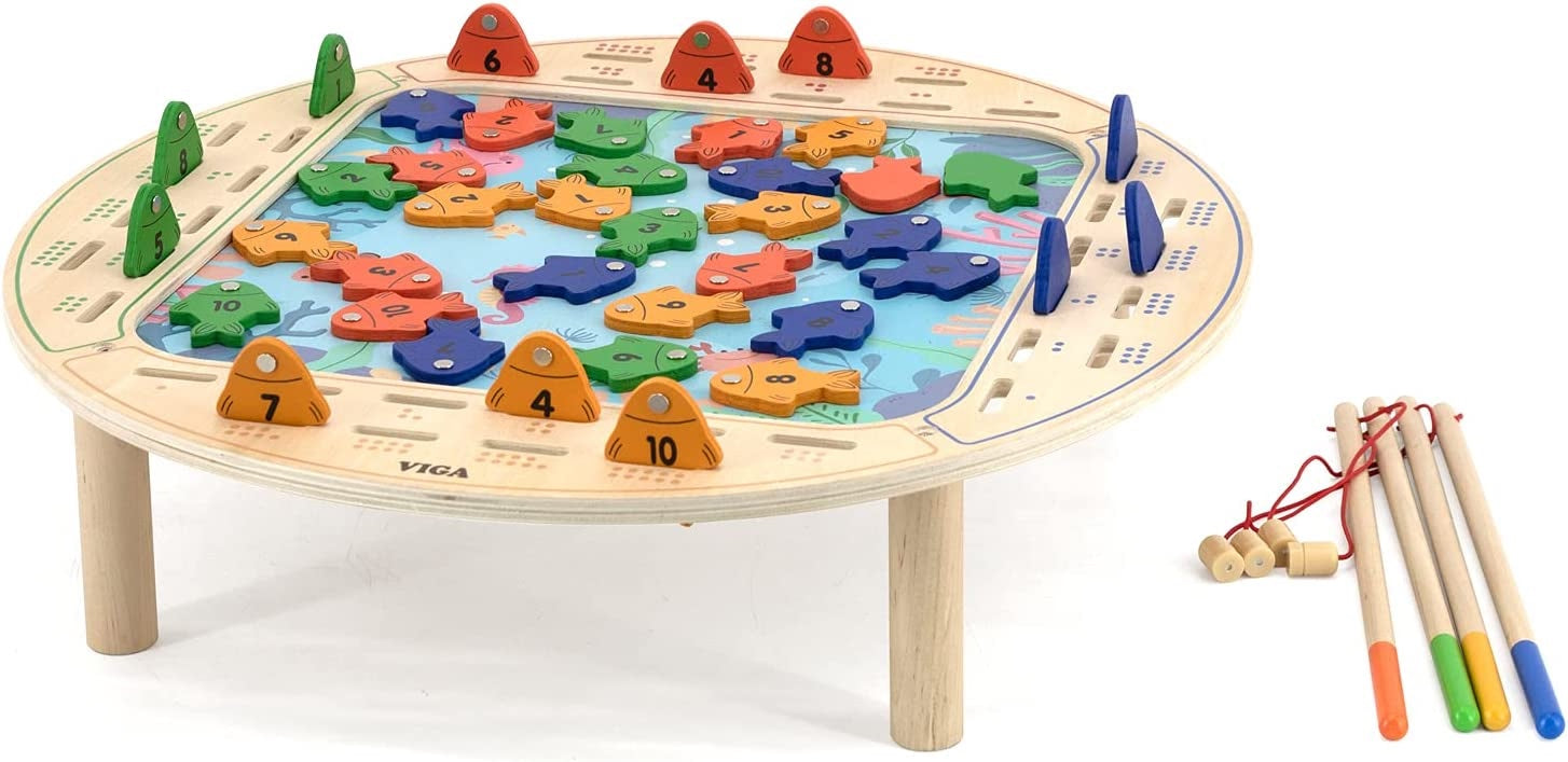 Magnetic Fishing Game Table 44pcs