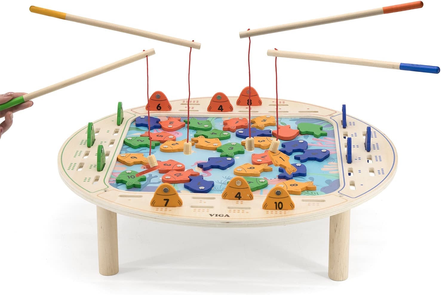 Magnetic Fishing Game Table 44pcs