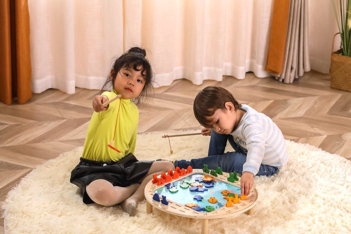 Magnetic Fishing Game Table 44pcs