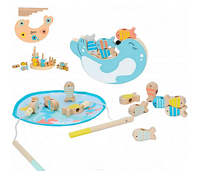 Magnetic and Number Fishing Game