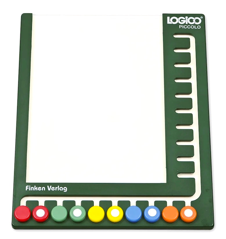Logico PICCOLO Complete Set - Games Board and 6 Sets of 16 Double-Sided Self-Correcting Cards (6-7yrs+)
