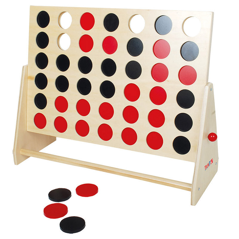 Large Wooden Four In a Row