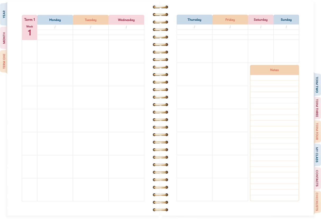 2026 Term Planner / Diary for Teachers