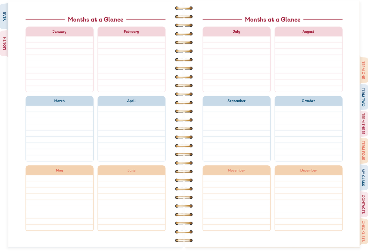 2026 Term Planner / Diary for Teachers