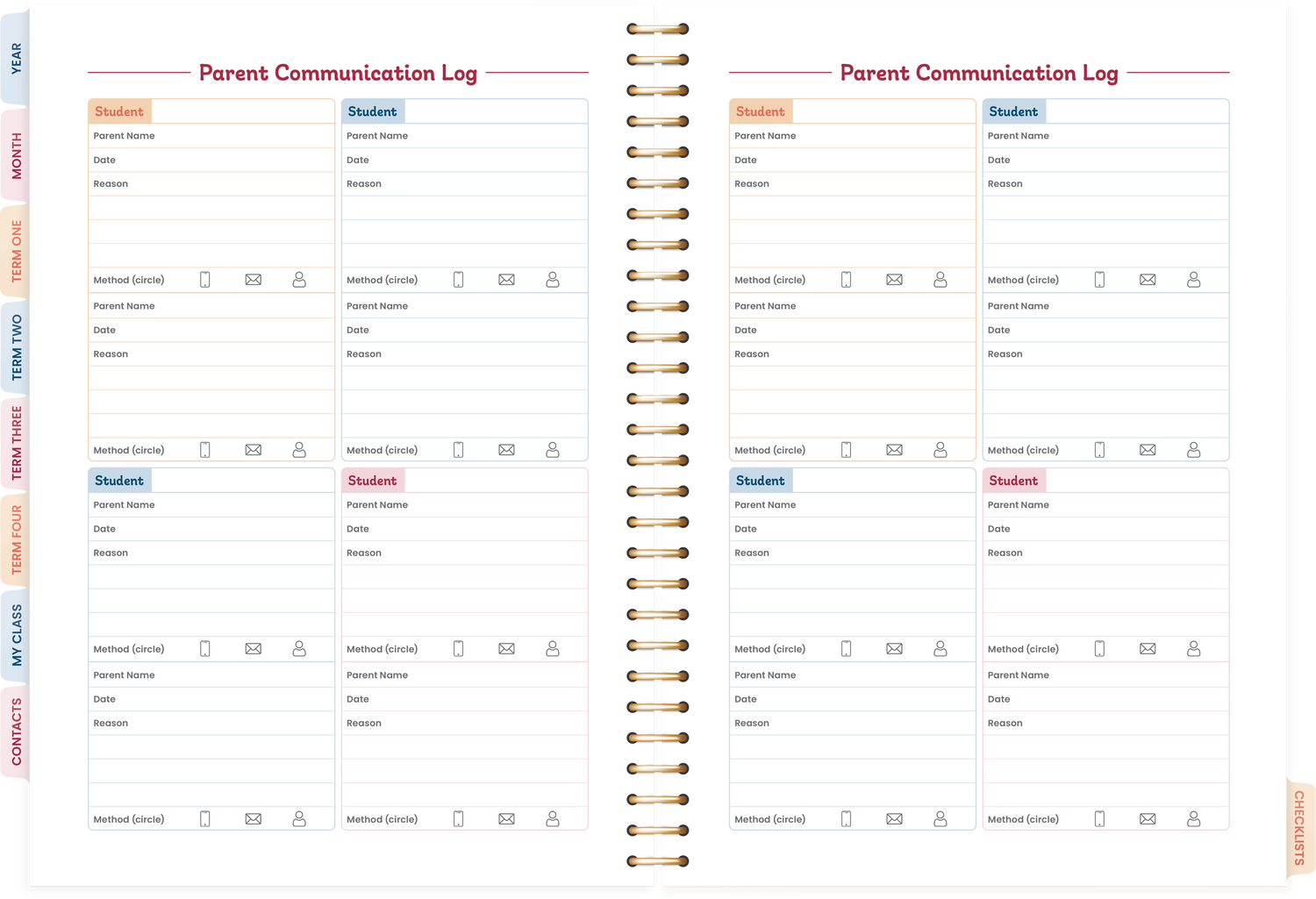 2026 Term Planner / Diary for Teachers