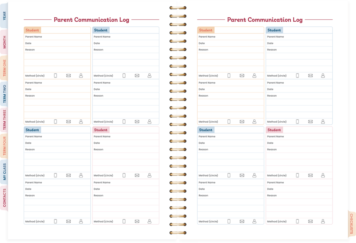 2026 Term Planner / Diary for Teachers