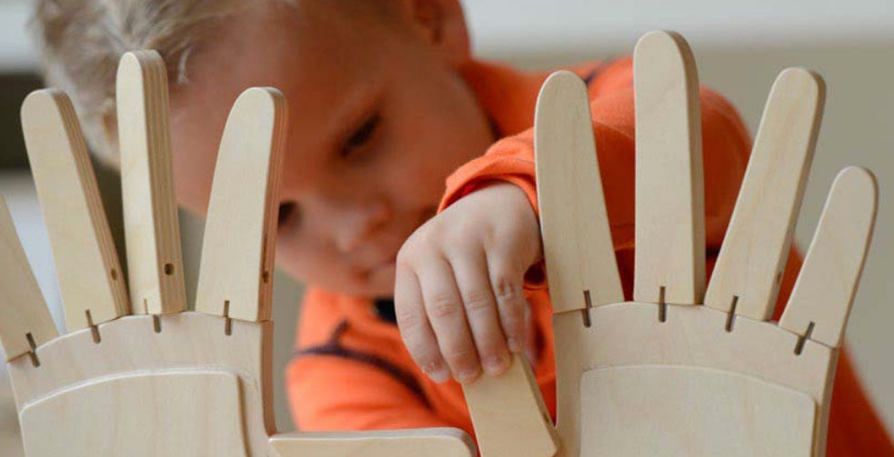 Counting Hands – Bendable Wooden Numeracy Learning Tool