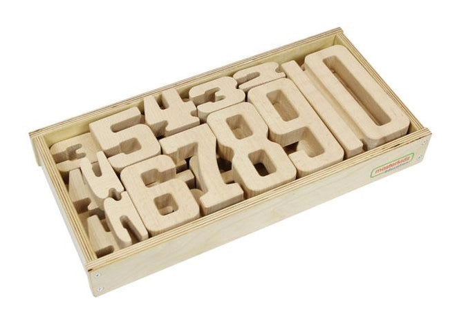 Wooden Unit Number Blocks Set 32pcs