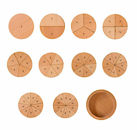 Learning Fractions Puzzle Set 56pcs