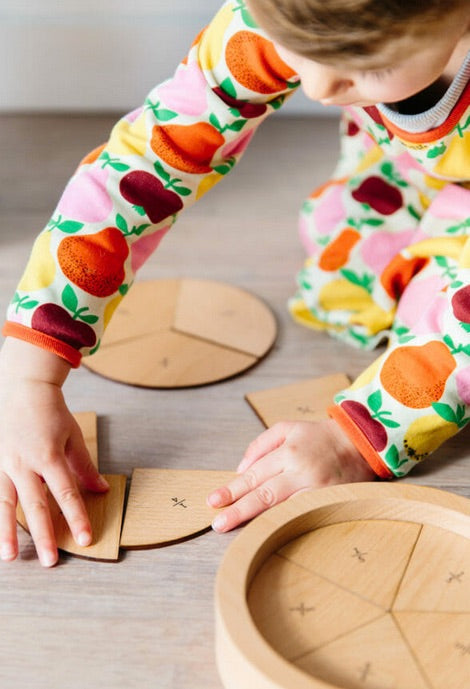 Learning Fractions Puzzle Set 56pcs