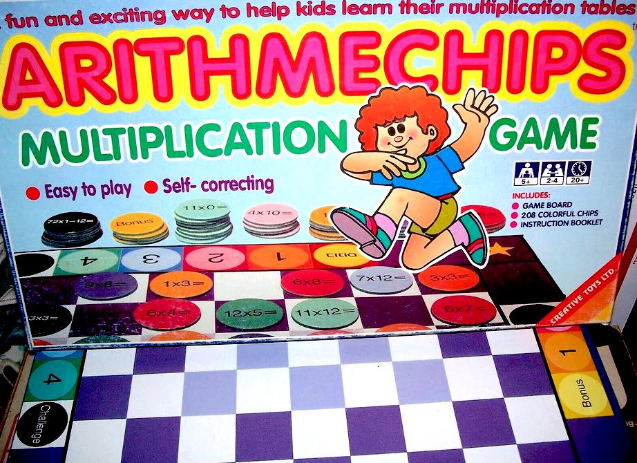 Arithmachips Multiplication Game