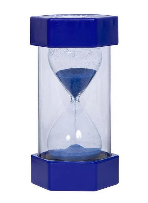 Large Sand Timer 5 Minute - Blue