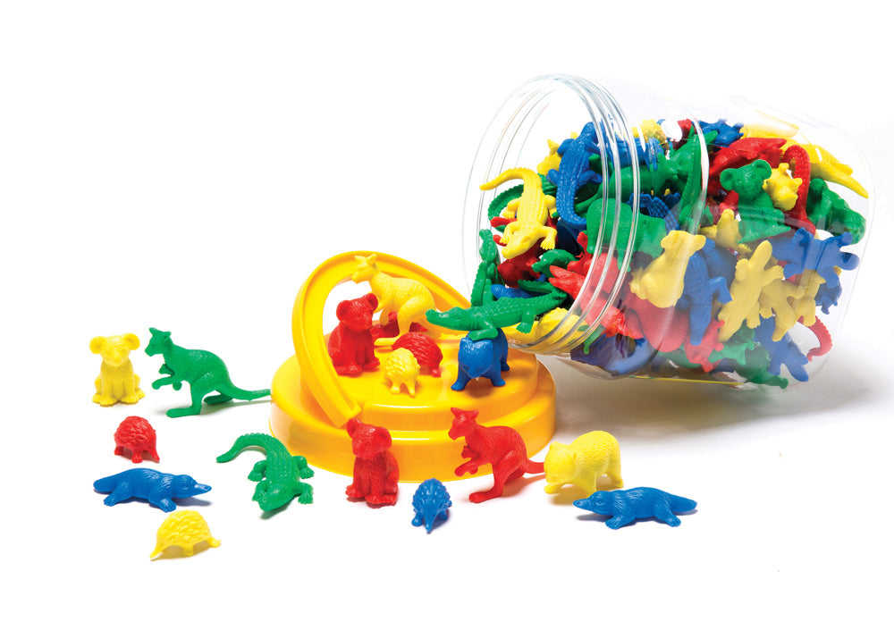 Aussie Animal Counters in Jar 48pcs