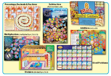 Six Maths Games Pack 2