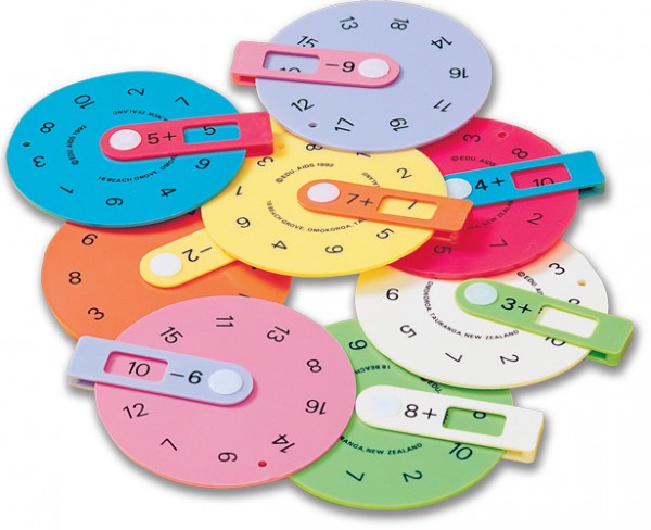 Addition and Subtraction Wheels 8pcs