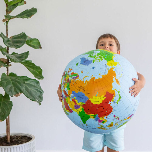 Geo Political Inflatable Globe 50cm