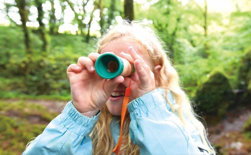 Adjustable Bamboo Telescope
