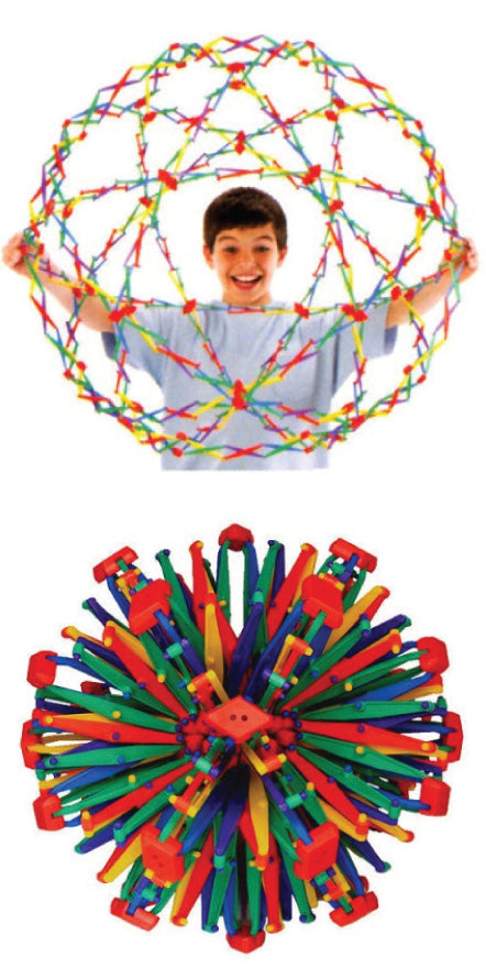 Jumbo Transforming Hoberman Sphere – Expanding 80cm Sensory Toy