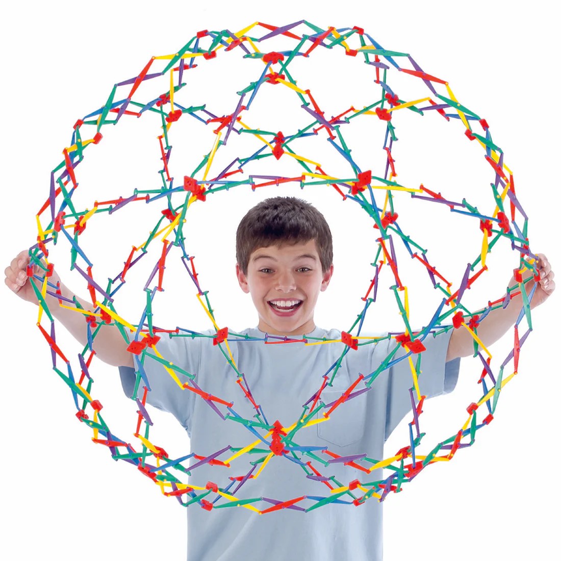 Jumbo Transforming Hoberman Sphere – Expanding 80cm Sensory Toy