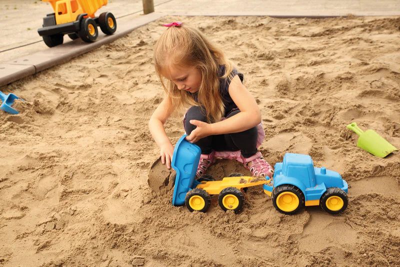 Beleduc Tractor with Detachable Trailer – Sandpit Construction Play