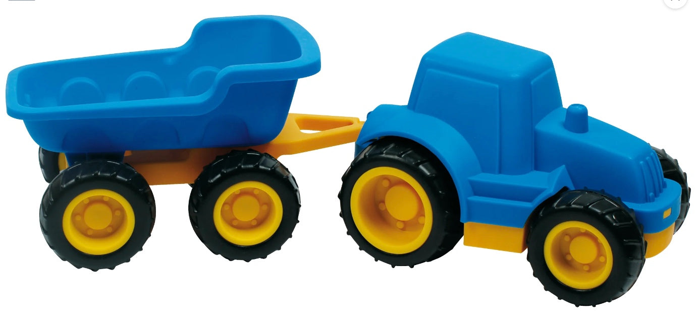 Beleduc Tractor with Detachable Trailer – Sandpit Construction Play