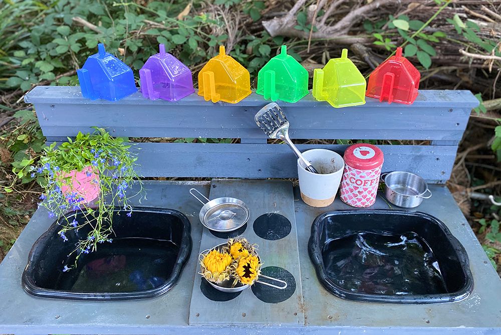 Large Translucent Coloured Funnels 6pcs