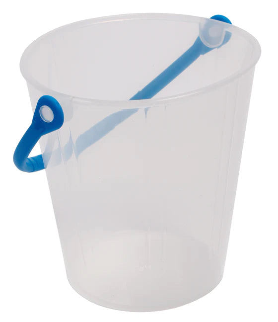 Transparent Bucket with Handle 16.5cmH