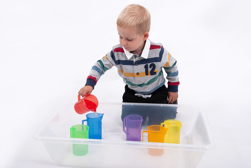 Translucent Colour Jugs 6pcs