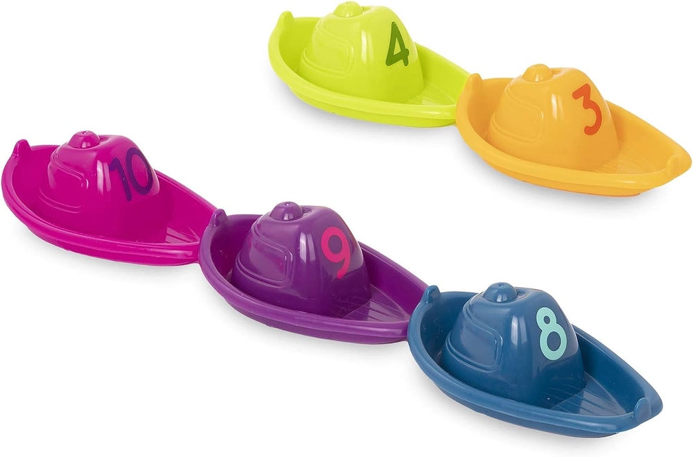 Stacking Number Boats 10pcs