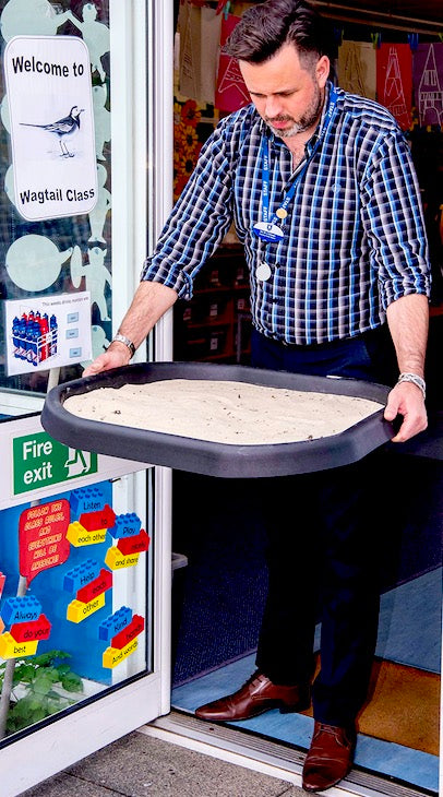 Multipurpose Playtray With Adjustable Height Stand