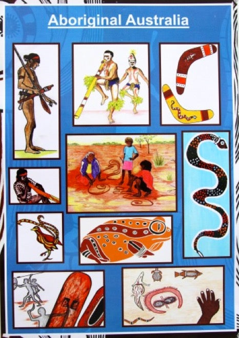Aboriginal Australia Laminated A3 Poster