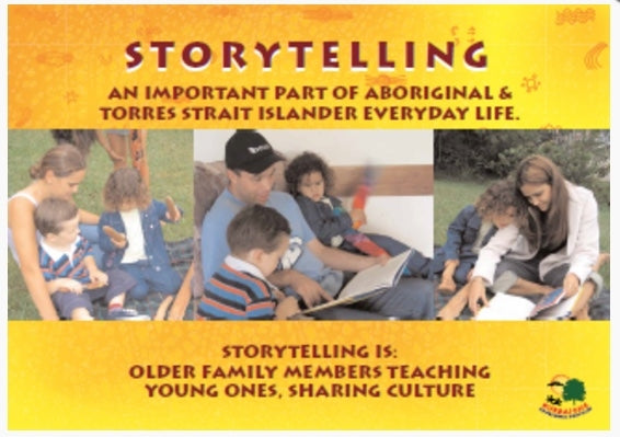 Aboriginal Storytelling Laminated A3 Poster