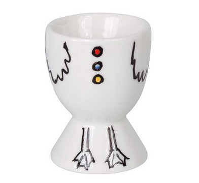White Ceramic Egg Cups 12pcs
