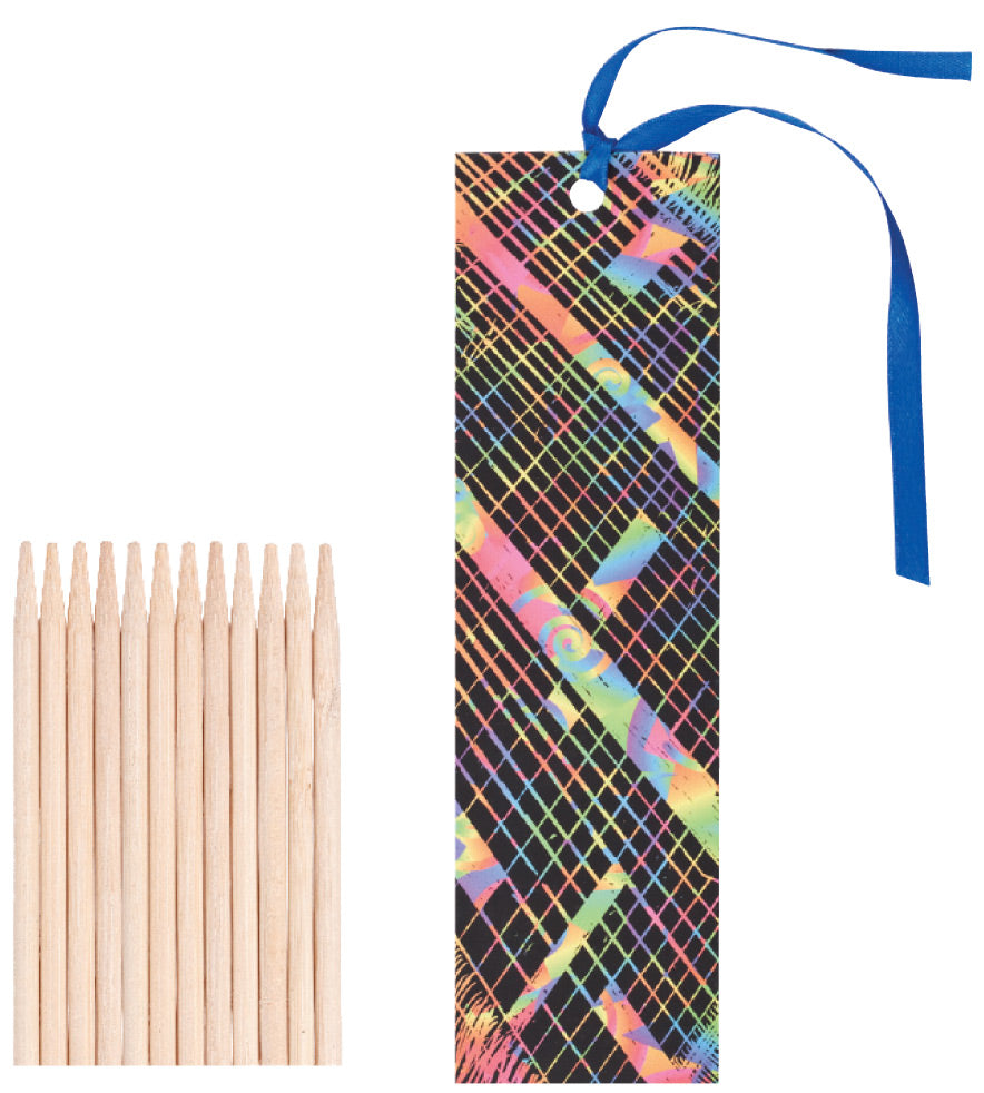 Scratch Art Bookmarks 12pcs