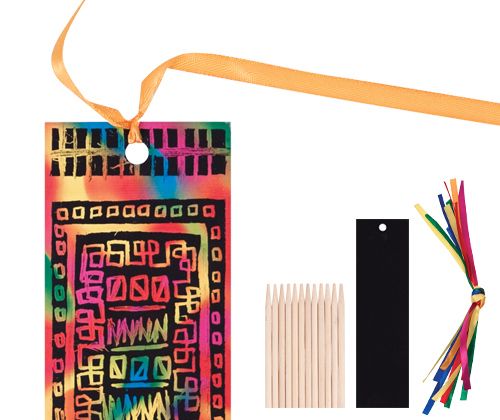 Scratch Art Bookmarks 12pcs