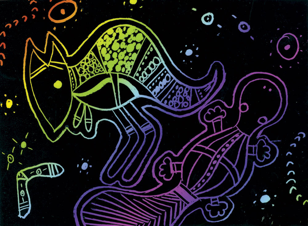 Scratch Art A4 Cards 12pcs