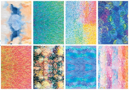Impressionist Pattern Paper 40pcs