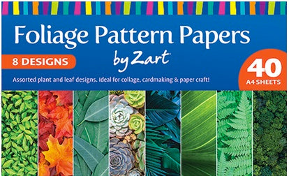 Foliage Pattern Paper 40pcs