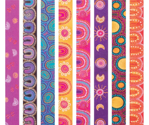 Washi Tape Contemporary Australian Indigenous 8pcs
