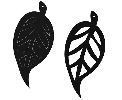 Cardboard Leaf Shapes 10pcs